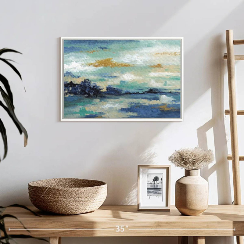 Sea Isle I, Cadre flottant blanc, 19 po x 13 po