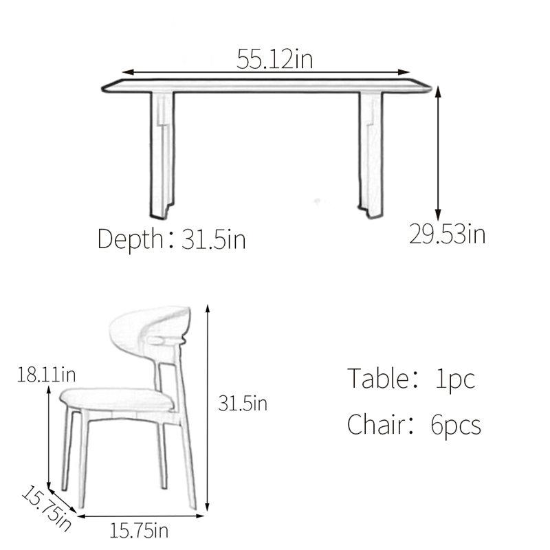Drew, 29.53"H x 55.12"L x 31.5"W