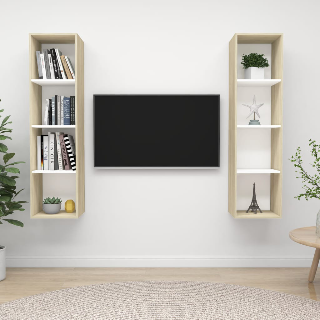 Vidaxl Floating Shelf Glass Black 90x20cm 8mm - Hanging Storage Display Ledge - White - Image 3