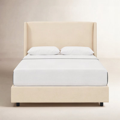 Tilly Upholstered Wingback Bed