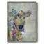 Fantastic Florals Cow, reproduction encadrée - bois massif-227107001