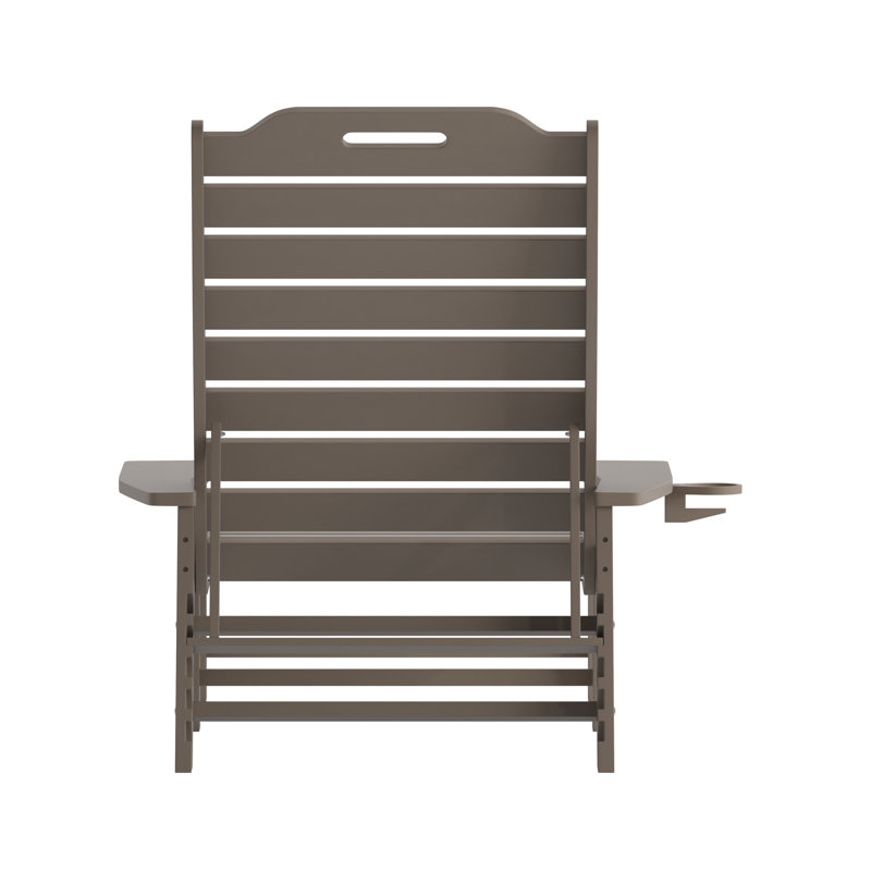 Collis Outdoor Chaise Lounge, Brown