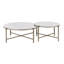 Ensemble de tables gigognes en marbre Zaidee