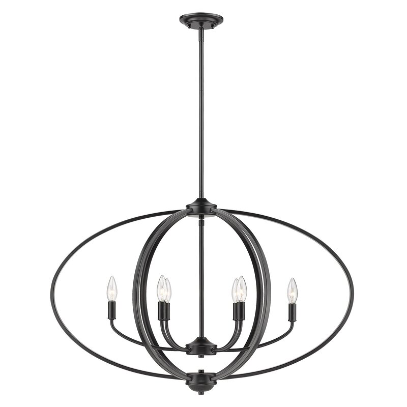 Laurel Foundry Modern Farmhouse Petitt 6 - Light Dimmable Globe ...