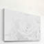 « White Rose », reproduction d'art sur toile tendue-979104574