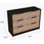 Commode 6 tiroirs Dellana