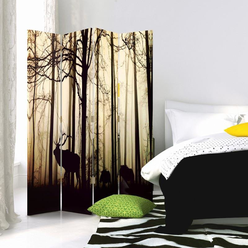 Khan 5 Panel Room Divider, 170cm H x 180cm W x 2.2cm D, 5