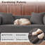 Convertible Sleeper Sofa With Removable Armrests, Corduroy Fabric Sofa Couch, No Assembly Required For Living Room, Dorm, Studio-854940552-849271566