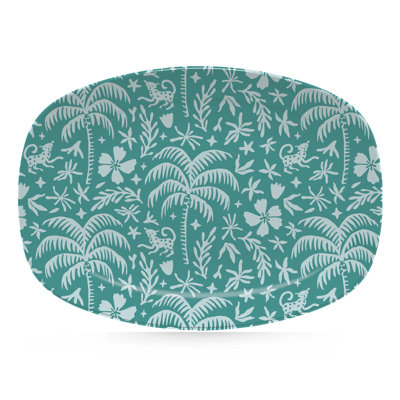 Jungle Teal Platter