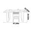 Bureau en bois d'orme vieilli
