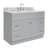 Partham 49'' Single Bathroom Vanity with Carrara Marble Top-67491804