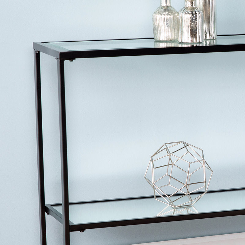 Narrow Console Table, Black