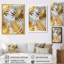 Glam Botanical On White - feuilles, art mural, salon-1421767602-1421767614