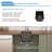 Undermount Kitchen Sink Quartz Single Bowl Kitchen Bar Sink with Roll Up Rack-128836847-109101371