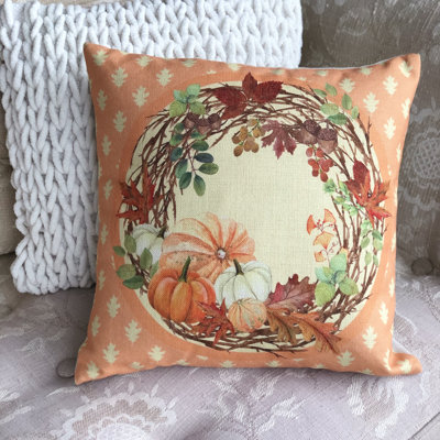 Floral Throw Pillow