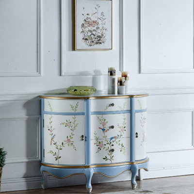 Simple Painted Porch Cabinet