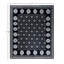 Tapis moderne fait à la main de conception unique - noir, 8 pi 3 po x 9 pi 10 po