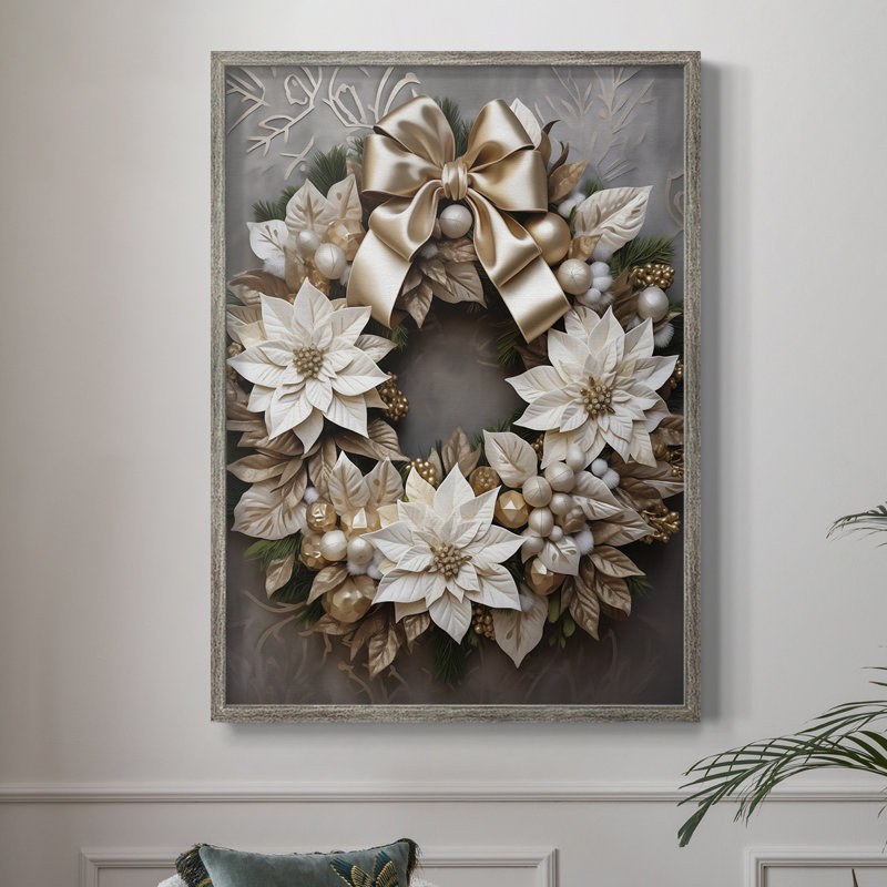 «Christmas Holiday Art DCCVII», reproduction d'art encadrée - bois massif, H 11 po x l 9 po
