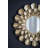 Round Gold Metal Mirror