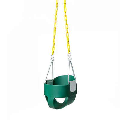 Rebuyhome Plastic Bucket Swing with Mounting Hangers and Chains