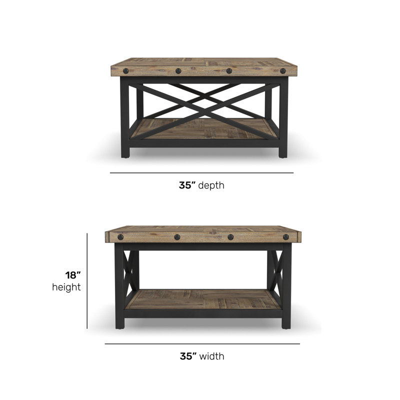 Table basse Keppler Carpenter, Brun pâle