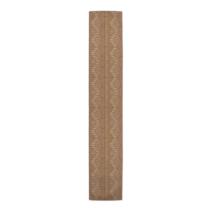 Chemin de table rectangulaire, 72 po x 16 po, Brun