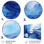 «Blue Emotional Tachisme Waves 2» - art mural en métal Tachisme MT136207-216582381