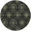 Tapis rond lavable intérieur 8 pi
