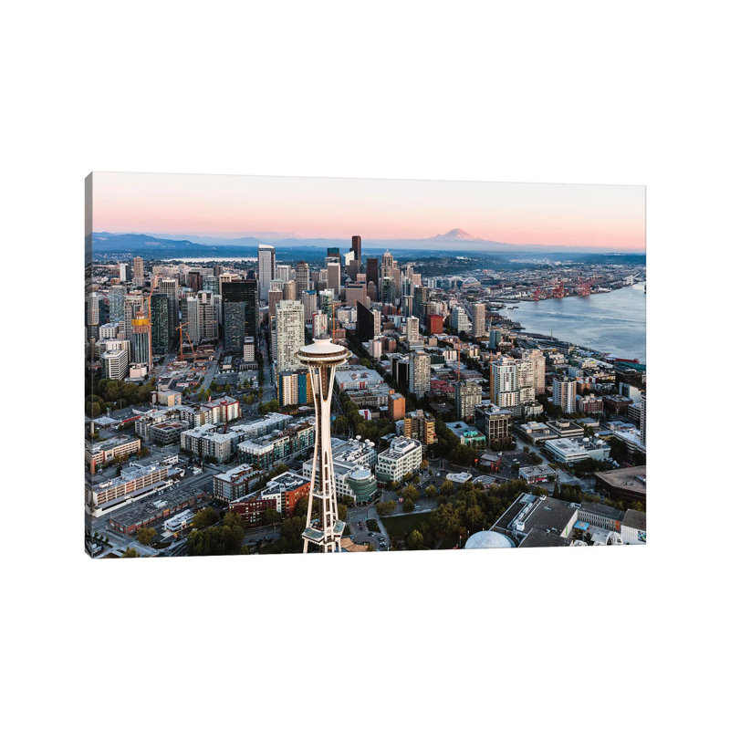 Seattle Sunset I by Matteo Colombo - Wrapped Canvas Print, 20.32 cm H x 30.48 cm W