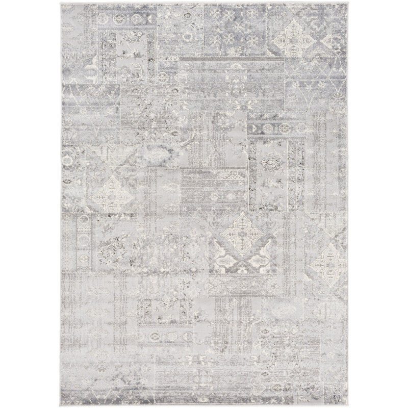 Geometric Indoor Rug, Rectangle 5'3" x 7'3"