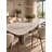 Livorno 102.5" Rectangular Dining Table with real Marble