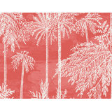 Floral Grass Cloth Wallpaper Roll