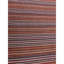 Tapis Kilim turc vintage à rayures colorées des années 1950, petit modèle tissé à plat, 231 x 267 cm.