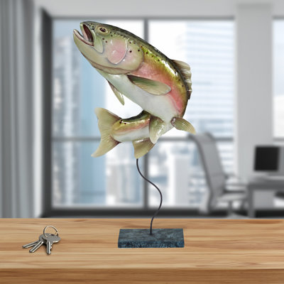Lagese Handmade Rainbow Trout Animal Figurine
