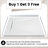 48"W x 36"D Wheelchair-Friendly Shower Base with Reversible Drain, SMC Cover-123171773-122628072