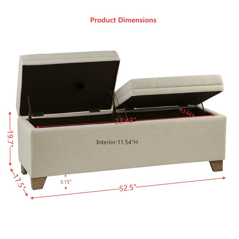 Banc de rangement Madison Park Ashcroft