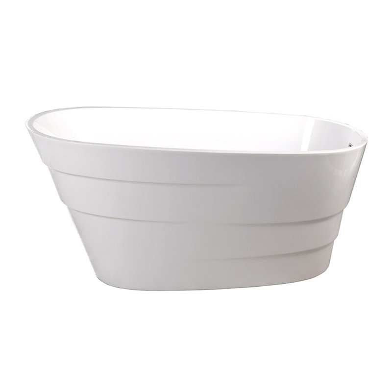 La Scala 58.25'' L Freestanding Soaking Bathtub