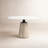Thomas 48'' Genuine Marble Pedestal Dining Table-1653700577
