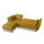 Brutus Velvety Reversible Corner Sofa Bed-85638094