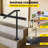 Stair Handrail 3cm Iron 1 Piece Black Floor Mounted