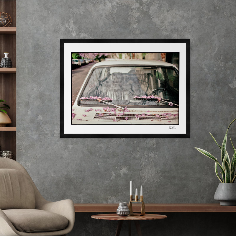Petals On The Windshield Print by Tim Klein