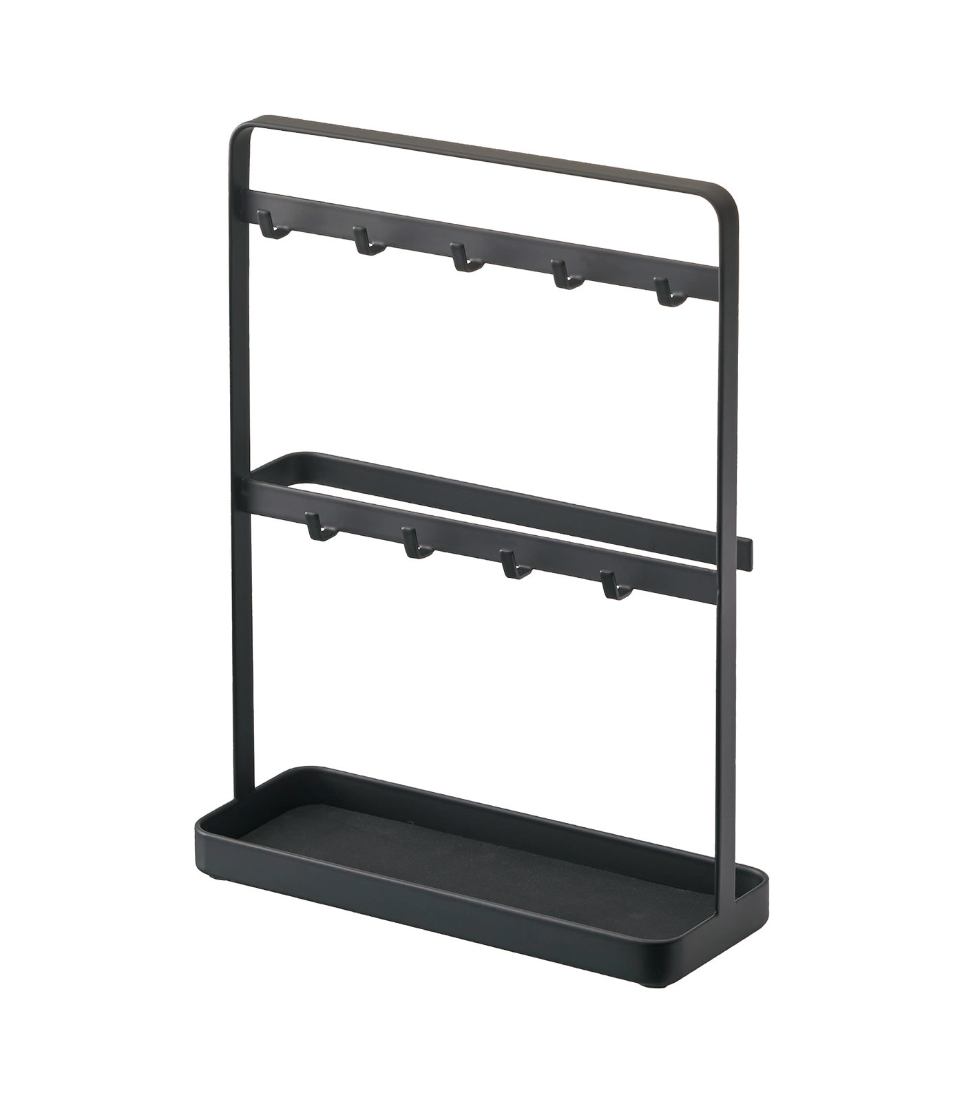 Yamazaki Home Key Rack Modern Hook Organizer Stand Steel