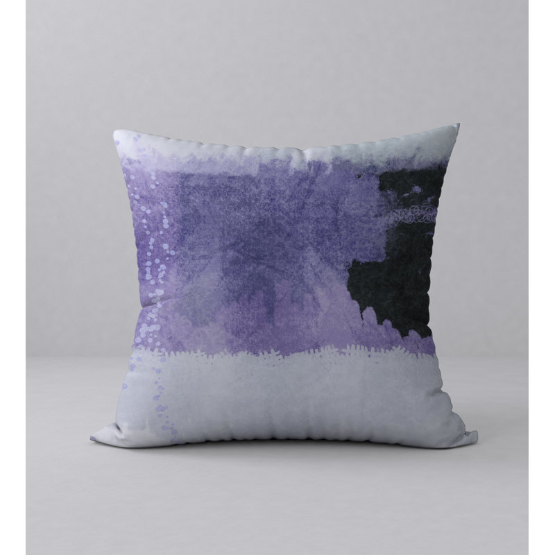 Housse de coussin décorative carrée silencieuse et insert, 24" X 24"