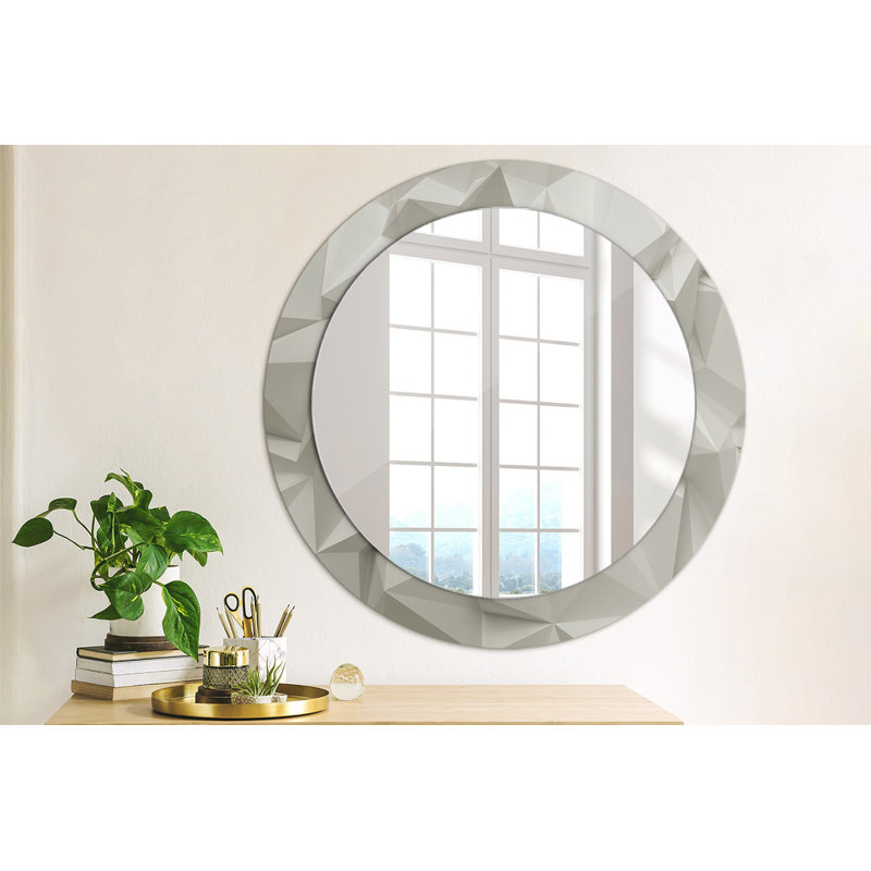 Huldar Glass Flat Wall Mirror