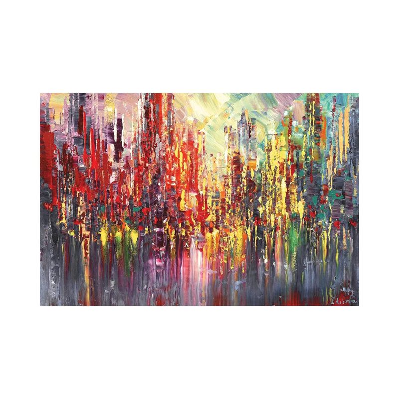 Tango by Tatiana Iliina - Wrapped Canvas Painting, 20.32 cm H x 30.48 cm W