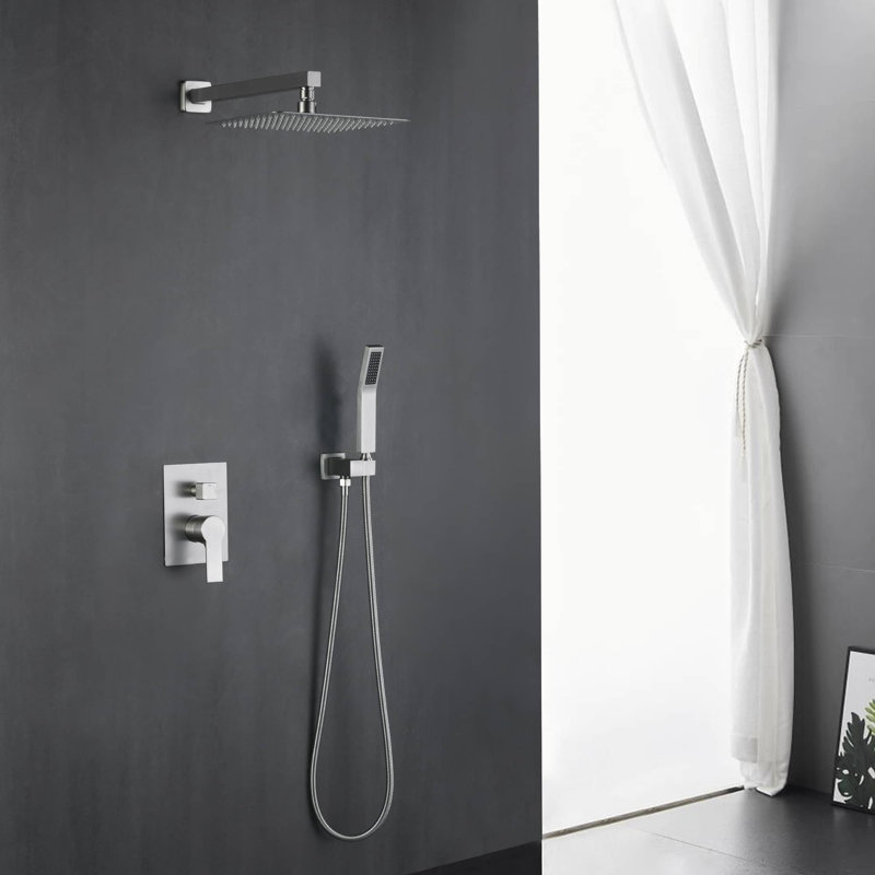 Système de douche complet, Nickel brossé
