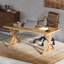 Solid Wood Base Writing Desk