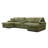 U Shaped Cloud Couch Sectional Sofa-841069217