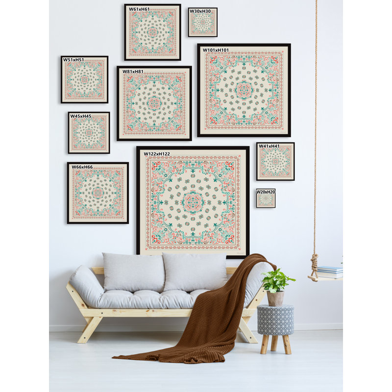 Born To Creat - Single Picture Frame Painting, 61cm H x 61cm W x 3.81cm D