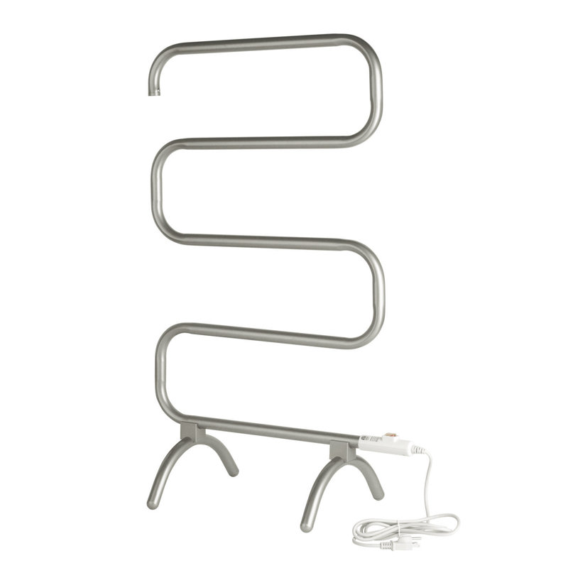 Chauffe-serviettes sur pied ou mural Warmrails Classic, Nickel